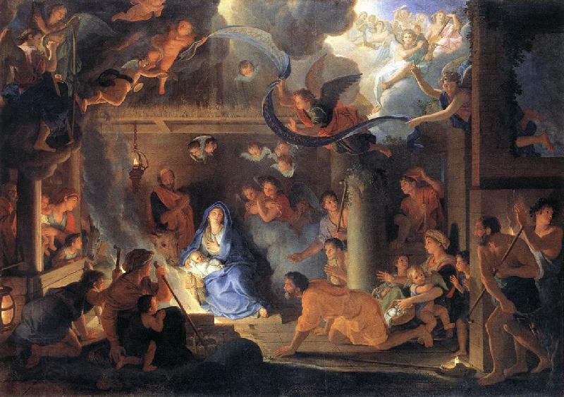 LE BRUN, Charles Adoration of the Shepherds sg China oil painting art